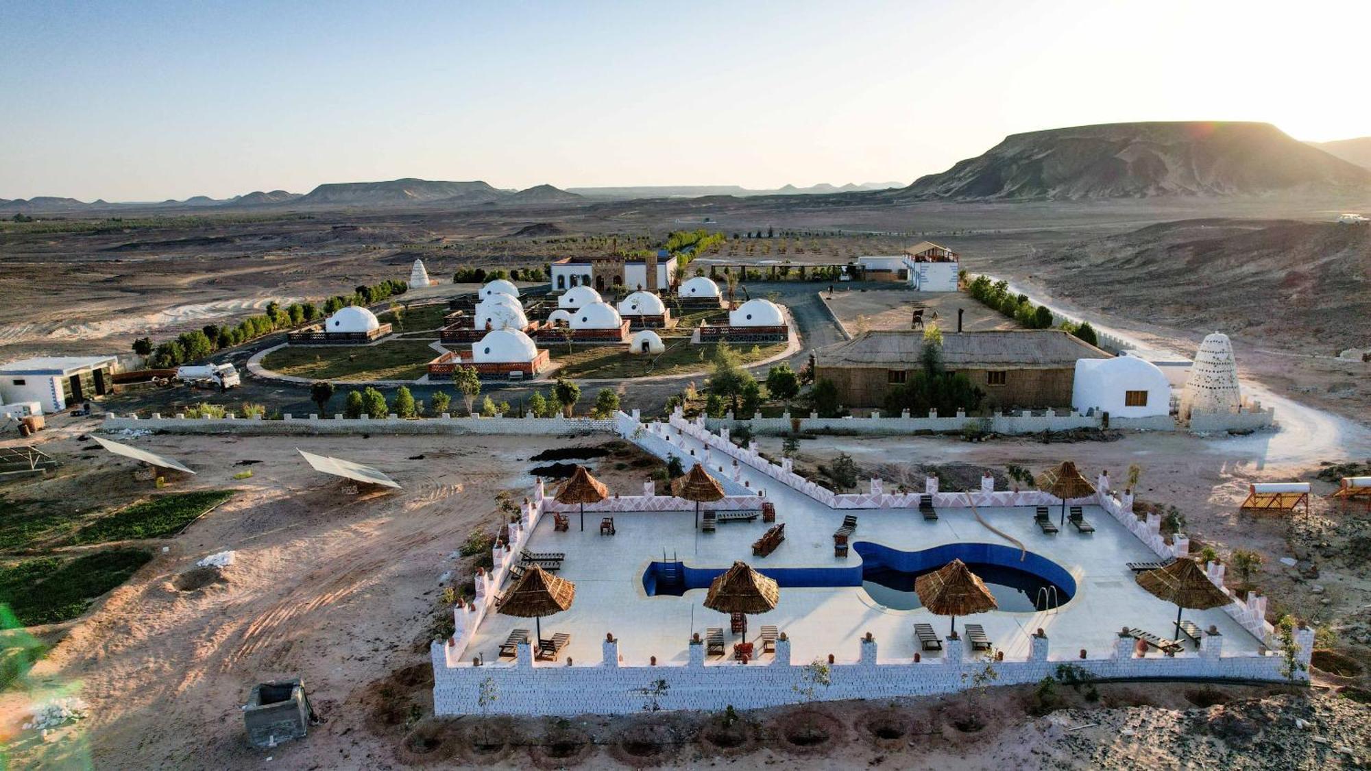 Hotel B&W Sahara Sky Camp Farafra Exterior foto